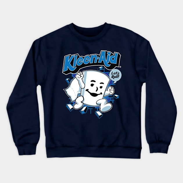 Kleen-Aid Crewneck Sweatshirt by MatamorosGraphicDesign